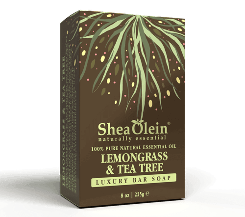 Lemongrass & Tea Tree Essential Oil Luxury Bar Soap (24 PCS)