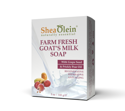 Farm Fresh Goat's Milk Soap with Grape Seed & Prickly Pear Oil