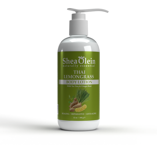 Organic Thai Lemongrass Body Lotion with Tea Tree Oil & Ginger Root Extract