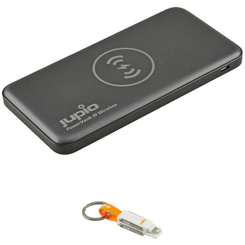 JUPIO Jupio PowerVault III 2-Port 10,000mAh Powerbank with CableBu 6-in-1 Keyring Cable Kit | JUJPV0310CBK - Computers & Tech - Lebanon