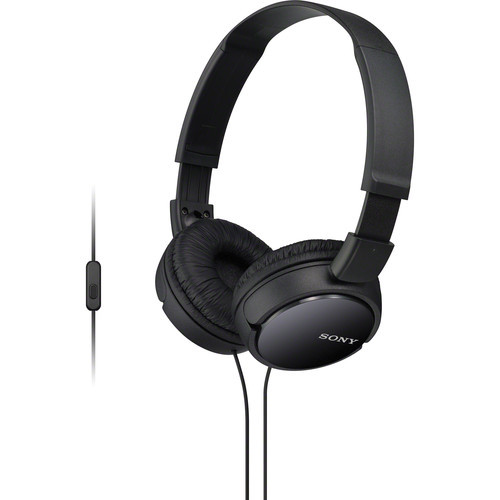 Sony Sony ZX Series Wired On-Ear Headphones with Mic, Black | MDRZX110AP/B - Computers & Tech - Lebanon