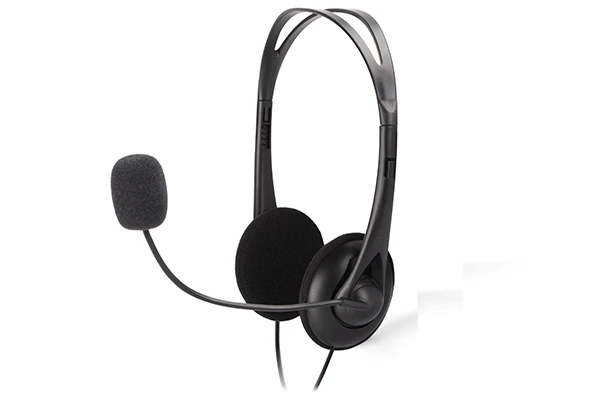 A4Tech A4-Tech HS-6 Ichat Headset Two Jack Black | HS-6 - Computers & Tech - Lebanon