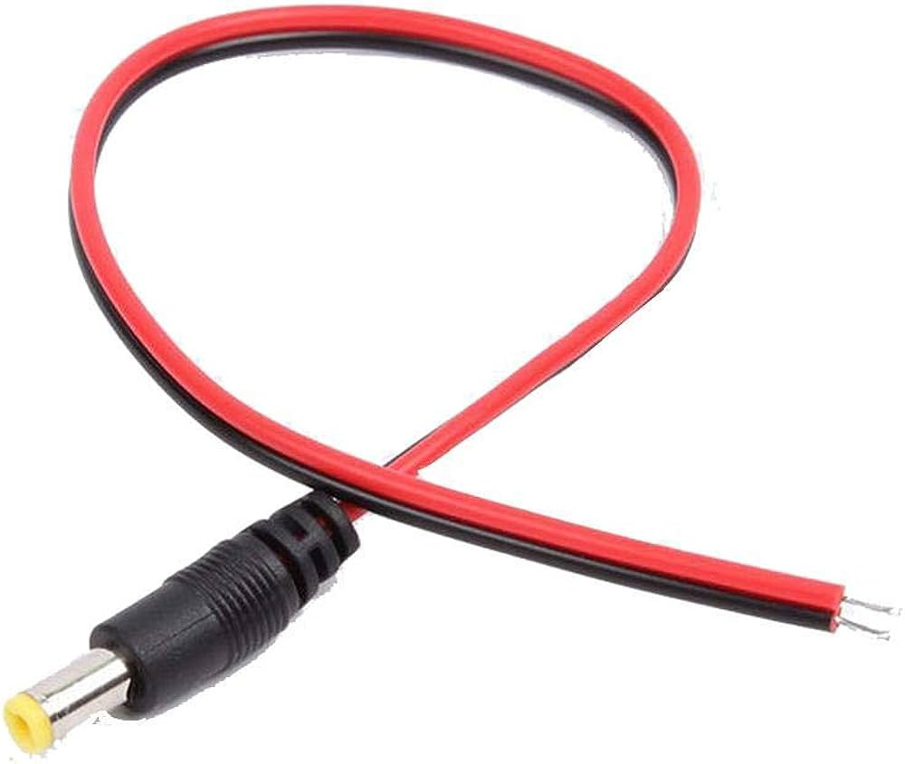 DC Power Cable Male Plug Pigtail for CCTV Camera - TV, Cameras & Photography - Lebanon