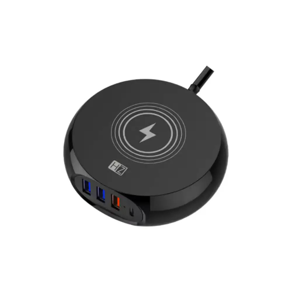 Heatz Heatz Magnetic Wireless Charger ,Black |ZC604 - Phones & Wearables - Lebanon
