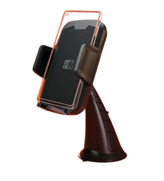 Heatz Heatz Car phone holder ,Black | ZH74 - Phones & Wearables - Lebanon