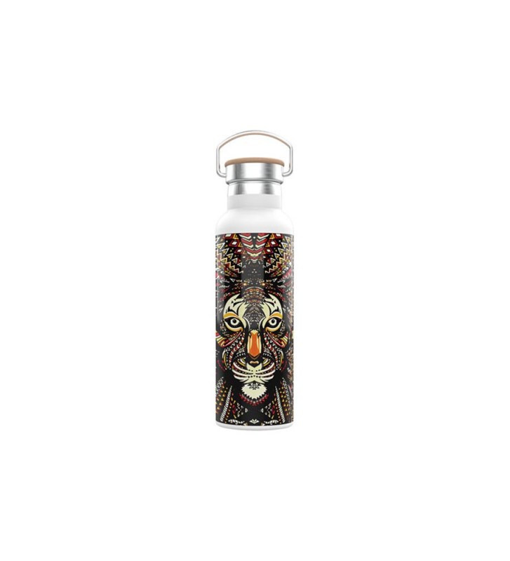 Green Lion Green Lion Pattern Bottle 600ml/21oz ,Lion | GNPVFLION - Home & Kitchen - Lebanon