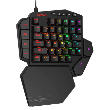 Redragon Redragon K585 DITI One-Handed Wired RGB Mechanical Gaming Keyboard | K585RGB - Computers & Tech - Lebanon