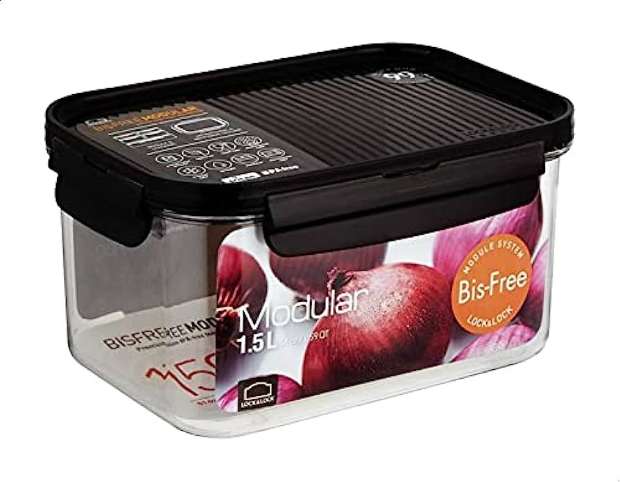 LocknLock LocknLock Modular Bisfree Rectangular Container 1.5L - Brown | LBF405 - Home & Kitchen - Lebanon