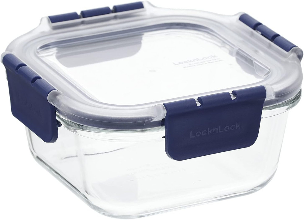LocknLock LocknLock Square Leak Proof Heat Resistant Glass 750ml Food Storage Container | LBG224 - Other - Lebanon