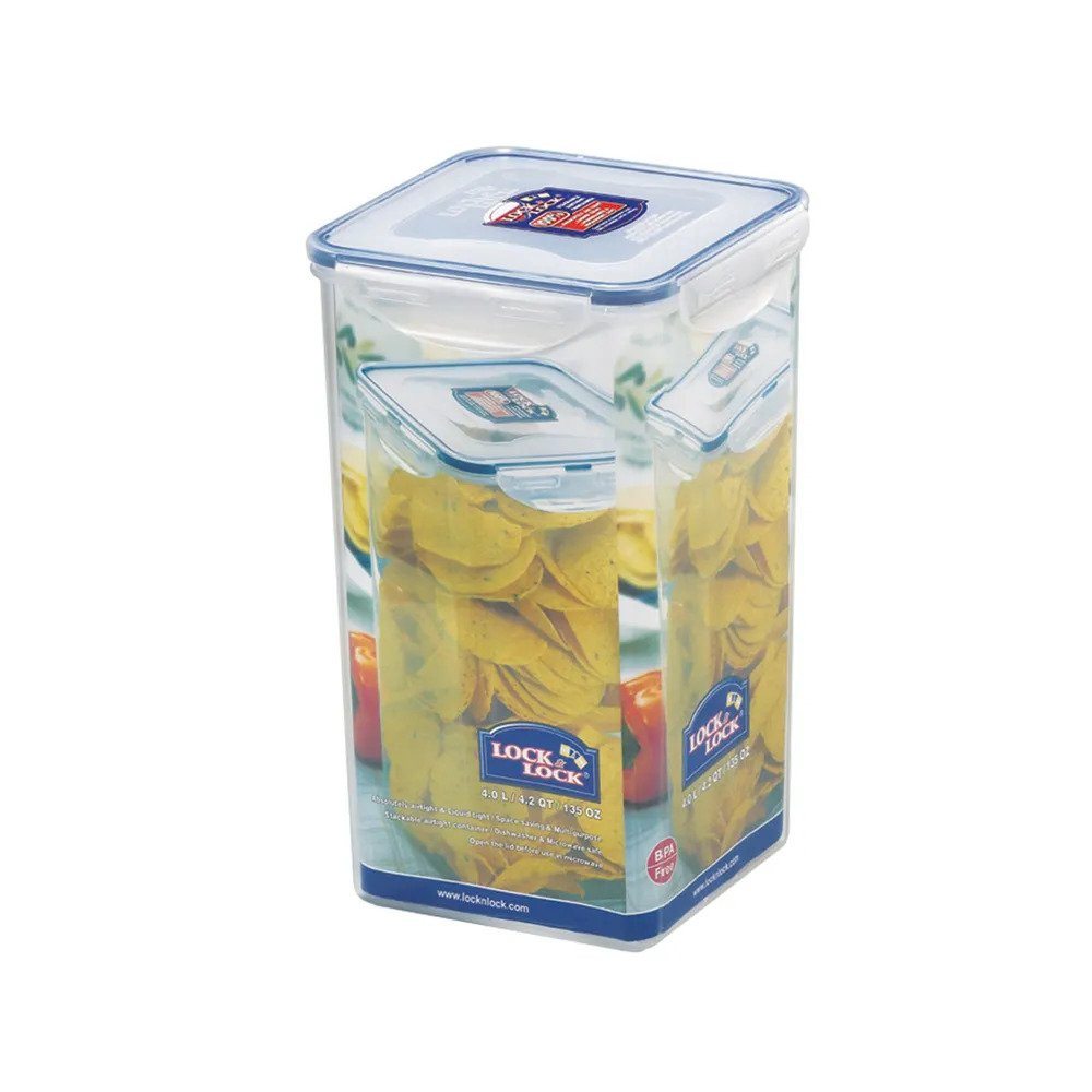 LocknLock LocknLock 4.0L Square Tall Food Container | HPL822R - Home & Kitchen - Lebanon