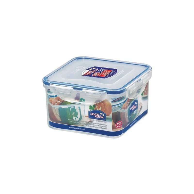 LocknLock 1.2L Square Short Food Container | HPL822D