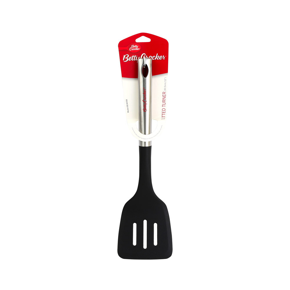 Betty Crocker Betty Crocker Turner 34.5cm Rectangle Perforated Spatula | BC4058 - Home & Kitchen - Lebanon