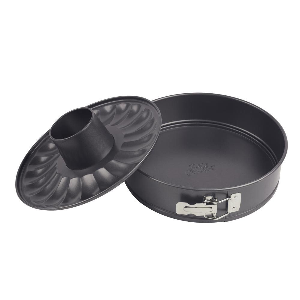 Betty Crocker Betty Crocker 24cm Springform Pan with 2 bases and Lock | BC1040 - Home & Kitchen - Lebanon