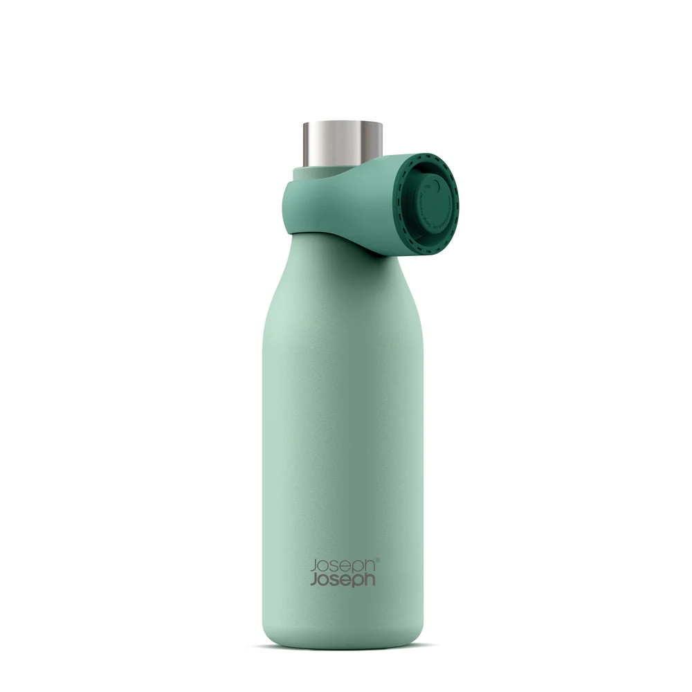 Joseph Joseph Joseph Joseph Loop Vacuum Insulated Water Bottle, Green | 81118 - Home & Kitchen - Lebanon
