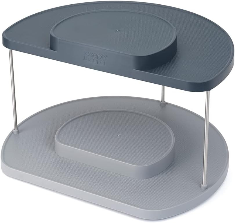 Joseph Joseph Joseph Joseph CupboardStore Rotating Organizer, Grey | 85196 - Home & Kitchen - Lebanon