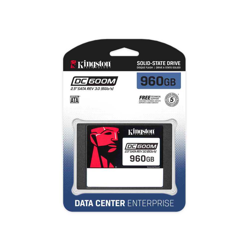 Kingston Kingston DC600 960GB Enterprise SSD – 2.5” SATA, High-Performance, Reliable Storage for Workloads (SEDC600M/960G) - Computers & Tech - Lebanon