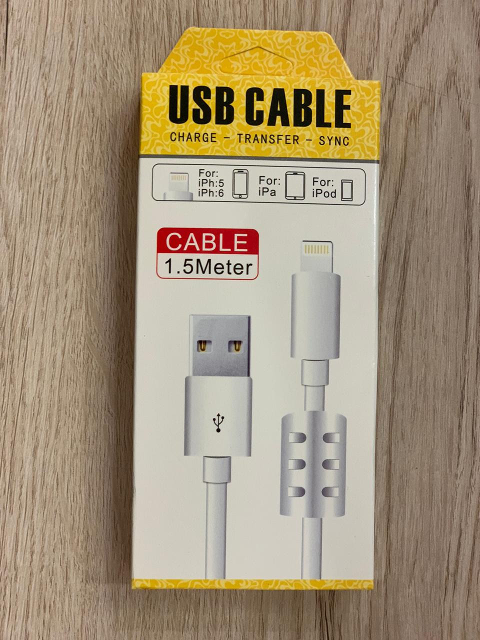 undefined Lightning Cable / iPhone Charging Charger Cable , 1.5m, Fast charge - Computers & Tech - Lebanon