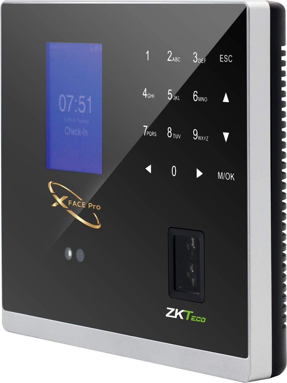 ZKT ZKTeco X FACE PRO Multi Biometric Device, FBI approved Multi-Biometric T&A and access, face recognition, fingerprint, proximity cards with backup battery - TV, Cameras & Photography - Lebanon