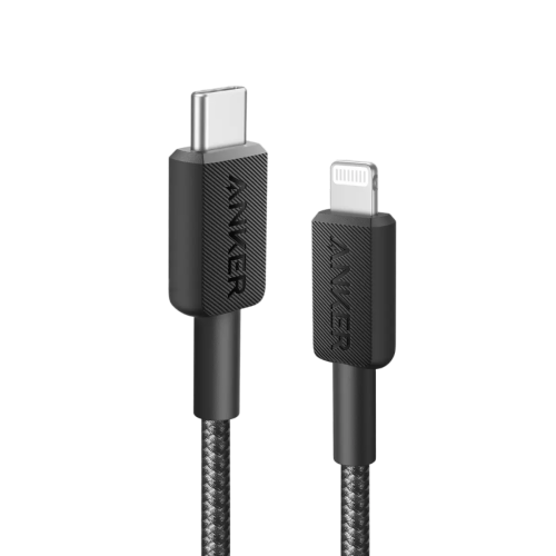 Anker Anker 322 USB-C to Lightning Cable 3ft Braided Black | A81B5H11-BK - Computers & Tech - Lebanon