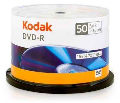 undefined Disc DVD-R 4.7GB 16X 50/Spindle by Kodak. - Other - Lebanon