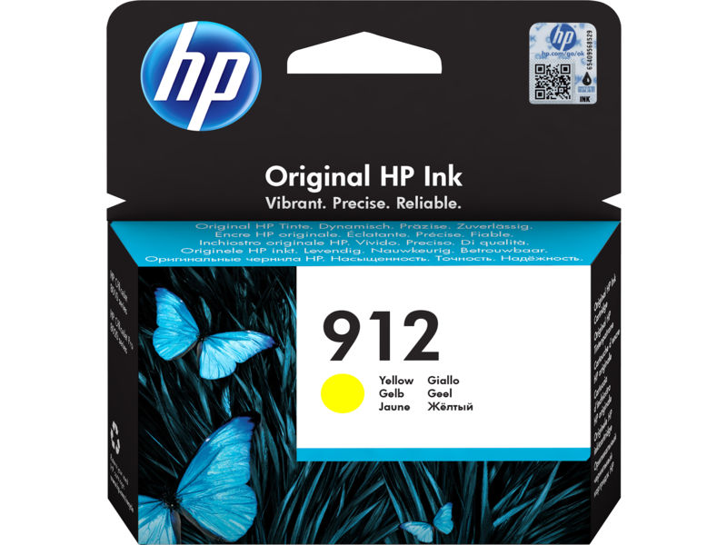 HP HP 912 Original Ink Cartridge, Yellow | 3YL79AE - Printers & Ink - Lebanon
