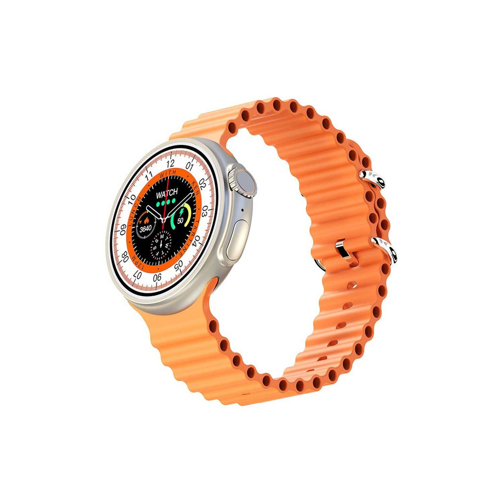 Porodo Porodo Ultra Evo Smart Watch 1.51" Wide Touch Screen , Orange| PD-SWURTI-OG - Phones & Wearables - Lebanon