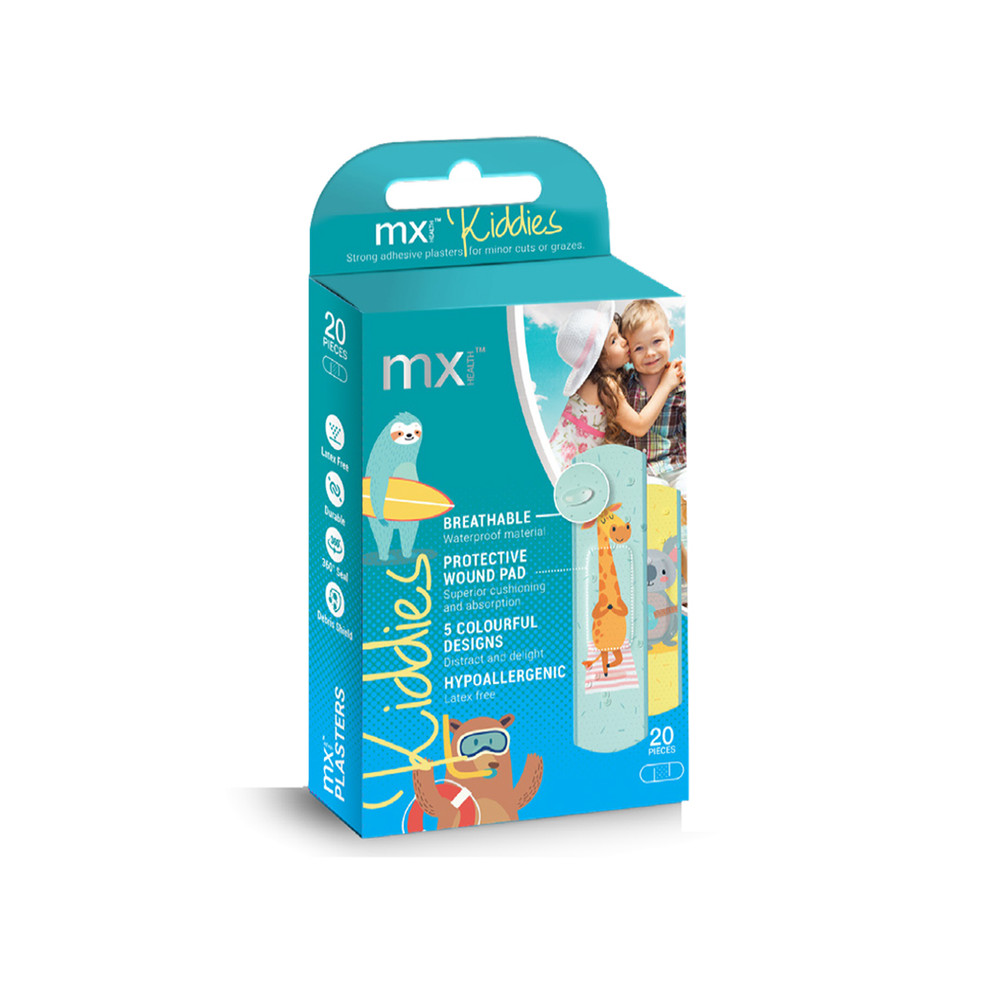Medinox MX 20PCS Waterproof Kids Plasters | MX76114 - Beauty & Personal Care - Lebanon