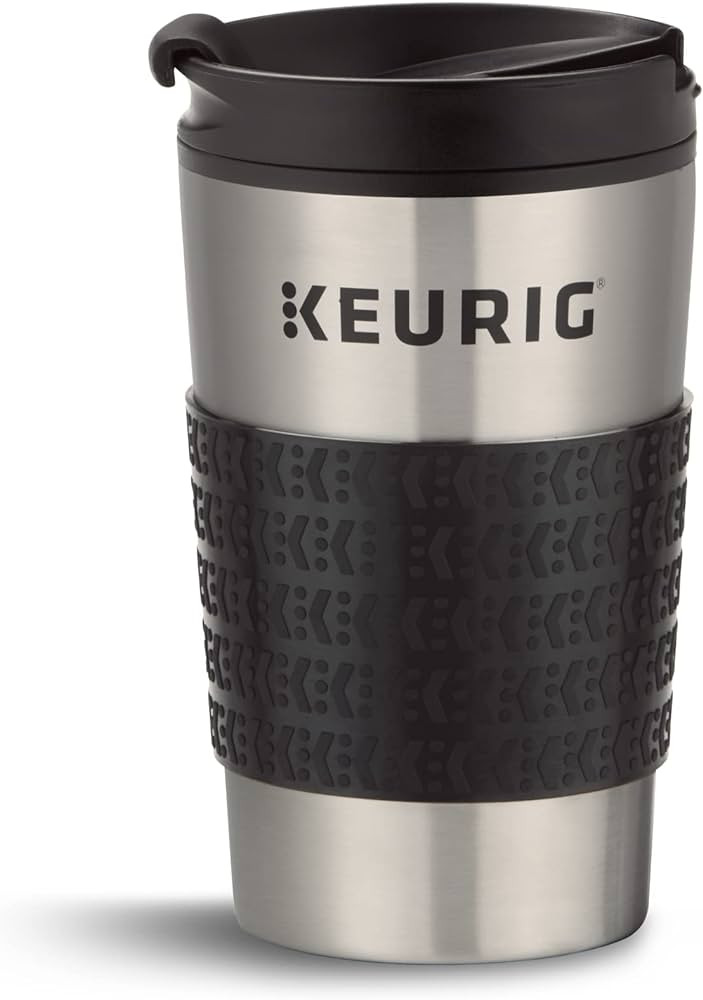 Keurig Travel Mug Fits K-Cup Pod Coffee Maker, 1 Count (Pack of 1), Stainless Steel | 120302 - Home & Kitchen - Lebanon