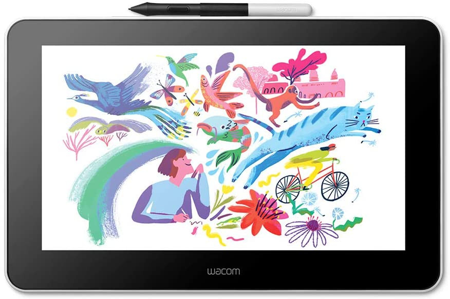 Wacom One Creative Pen Display, 13.3 Inch Pen – Black | DTC133W0B