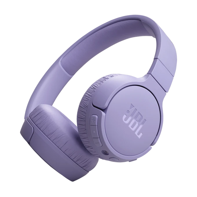 JBL JBL Tune 670NC — Adaptive Noise Cancelling Wireless On-Ear Headphones | 70H Battery, Pure Bass | Purple - Computers & Tech - Lebanon