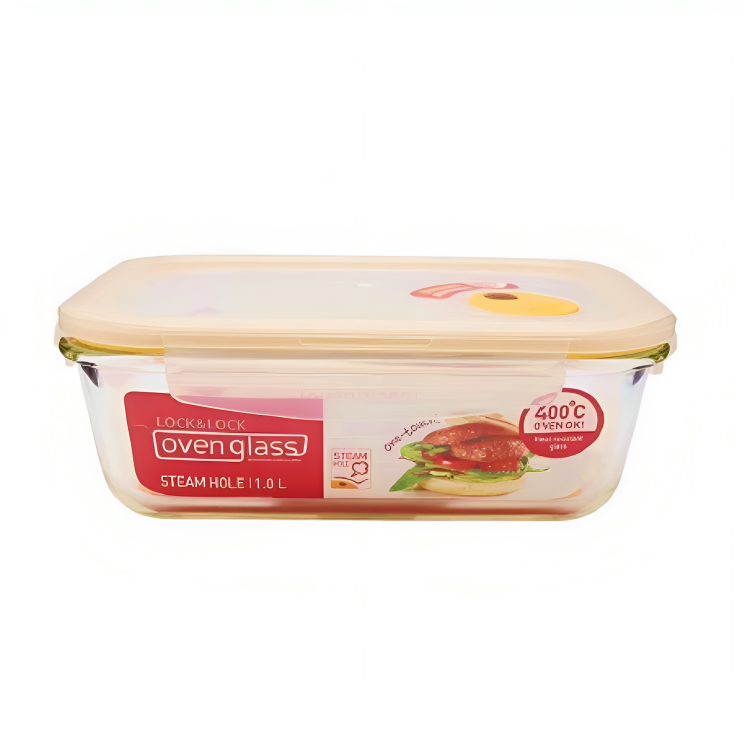 LocknLock LocknLock 2.0L Steam Hole Glass Container | LLG455T - Home & Kitchen - Lebanon
