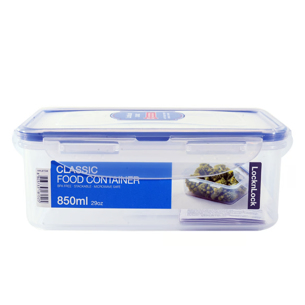LocknLock LocknLock 850ml Rectangular Tall Food Container | HPL815M - Home & Kitchen - Lebanon