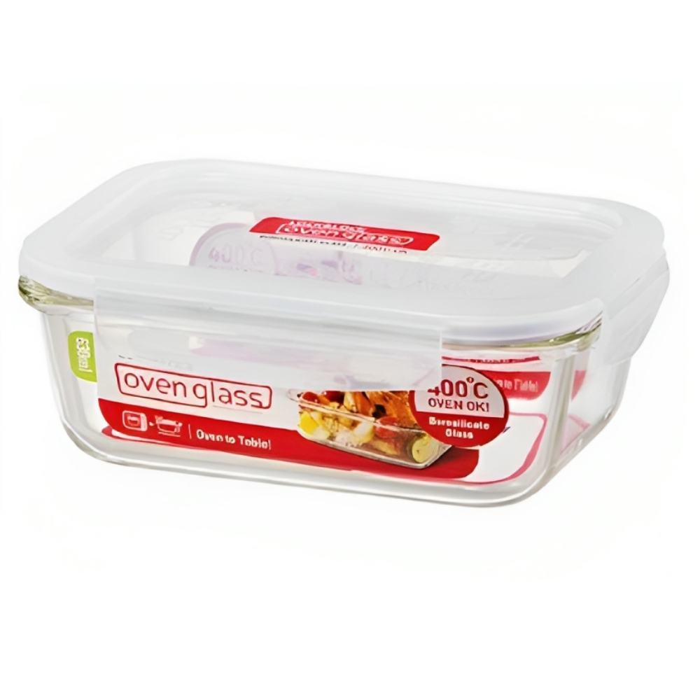 LocknLock LocknLock 630ML Euro Glass Container | LLG428 - Home & Kitchen - Lebanon