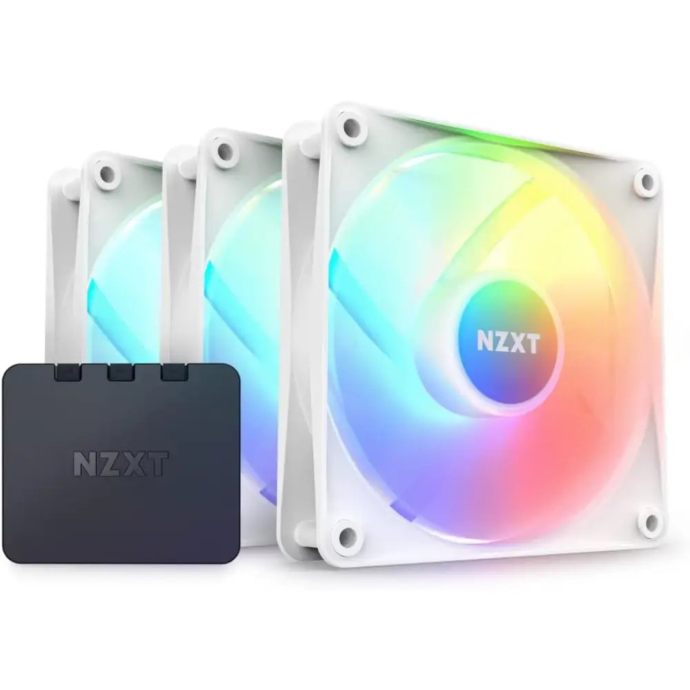 NZXT NZXT F120 RGB Core Triple Pack White | RF-C12TF-W1 - Computers & Tech - Lebanon