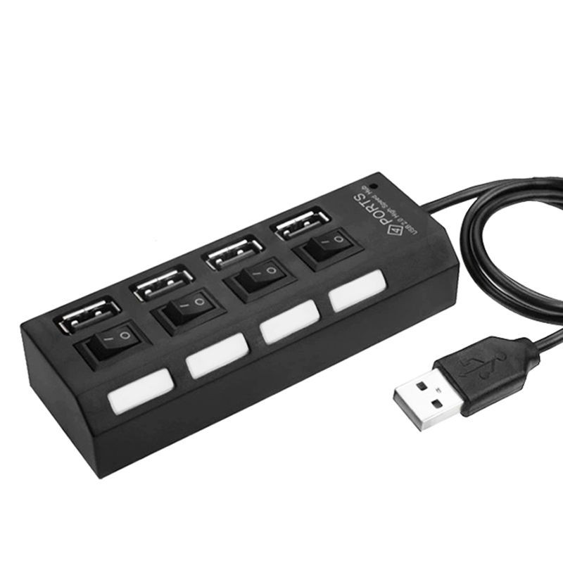 undefined High Speed USB 2.0 Hub USB Splitter With ON/OFF Switch For Tablet Laptop Computer Notebook - Computers & Tech - Lebanon