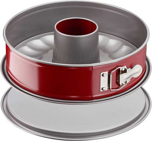 Tefal Tefal Delibake Savarin Springform Cake Tin 27 cm Steel Carbon, Red| J1642814 - Home & Kitchen - Lebanon