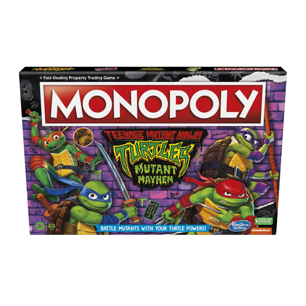 monopoly Monopoly Teenage Mutant Ninja Turtles: Mutant Mayhem Edition Board Game | F8063000 - Toys & Games - Lebanon