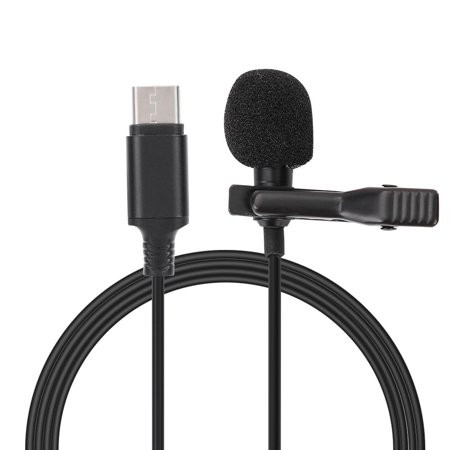 undefined Type-C Microphone Micro-Cravate Mic Lavalier Single Mic -Black - Computers & Tech - Lebanon