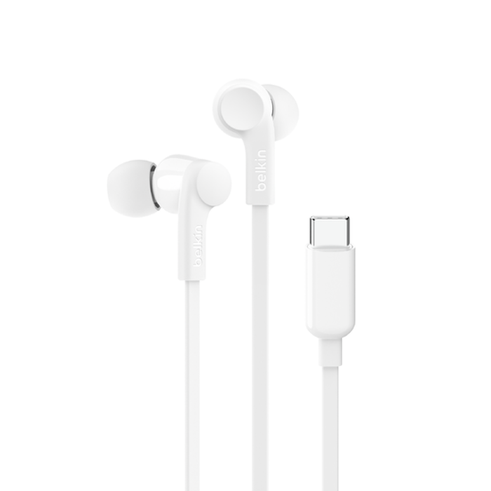 Belkin Belkin SoundForm Wired Earbuds with USB-C Connector, White|G3H0002BTWHT - Computers & Tech - Lebanon