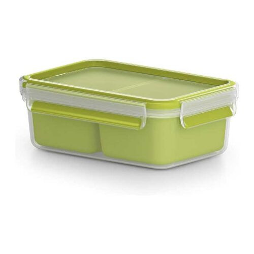Tefal Tefal Masterseal to go Rectangular Snackbox 0.55L + inserts | K3100612 - Home & Kitchen - Lebanon