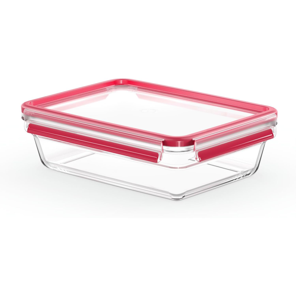 Tefal Tefal Masterseal Fresh Glass, Rectangular Food Container 2 L, Food Storage, Stackable, Oven and Freezer Compatible | N1041110 - Home & Kitchen - Lebanon