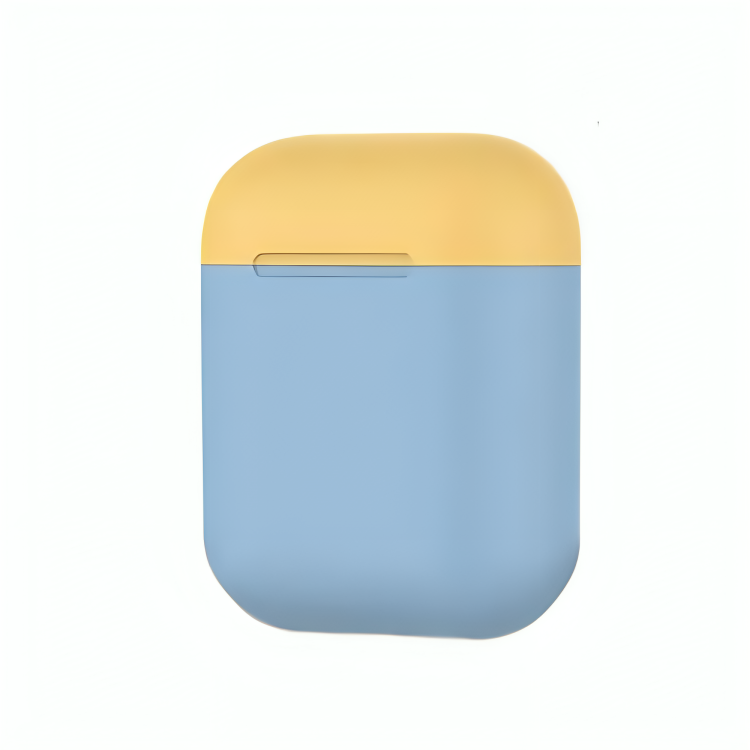 Promate Promate Dual-Toned Multi-Design Protective Case for Airpods - Blue | SiliCase - Phones & Wearables - Lebanon