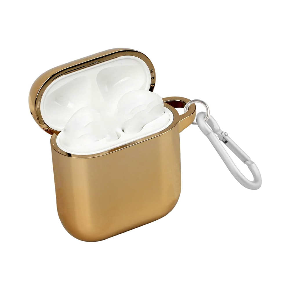 Promate Promate Rugged Electroplated TPU Case for Apple Airpods - Gold | NEONCASE - Phones & Wearables - Lebanon