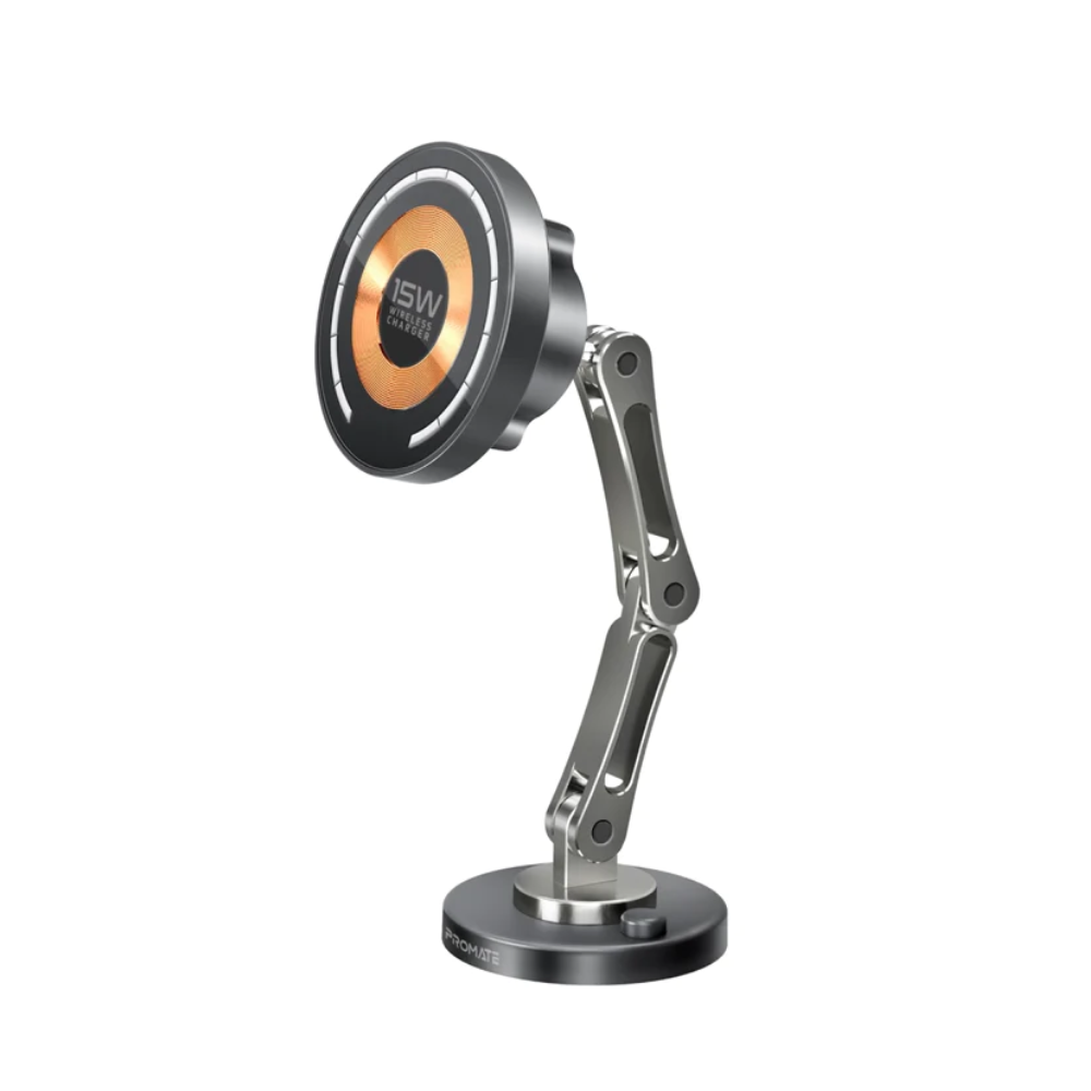 Promate Promate SecureGrip 360° Cradleless 15W Magsafe Compatible Wireless Car Charger | MAGNUS-QI - Phones & Wearables - Lebanon