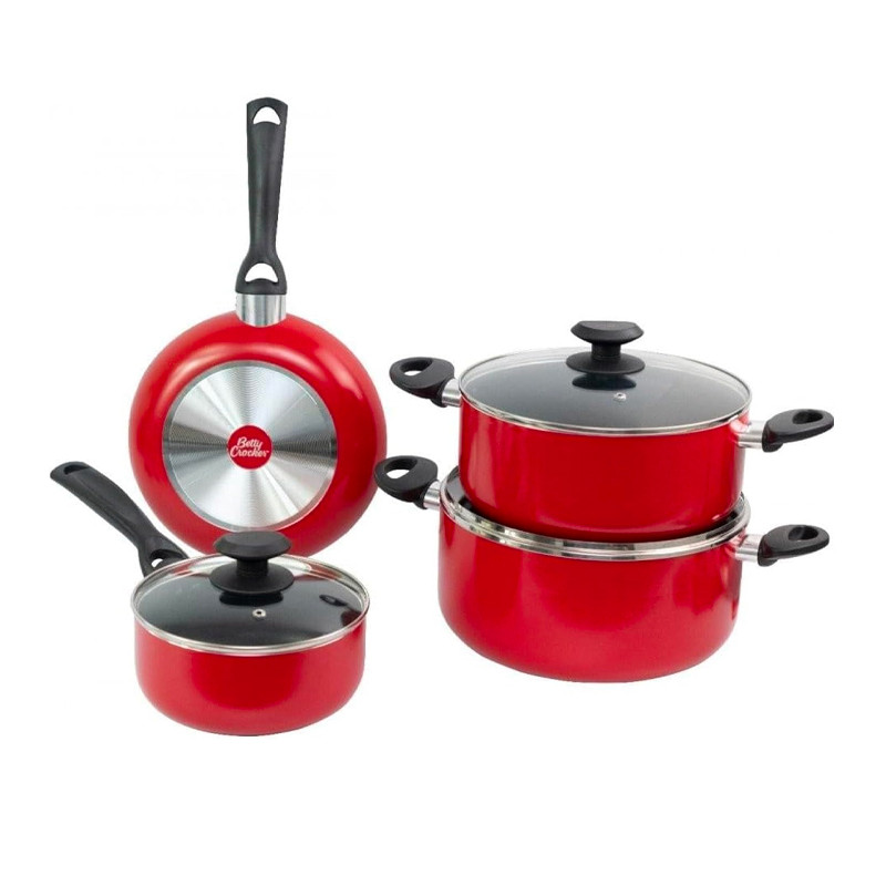 Betty Crocker Betty Crocker Teflon Set - 7Pcs | BC2038 - Home & Kitchen - Lebanon