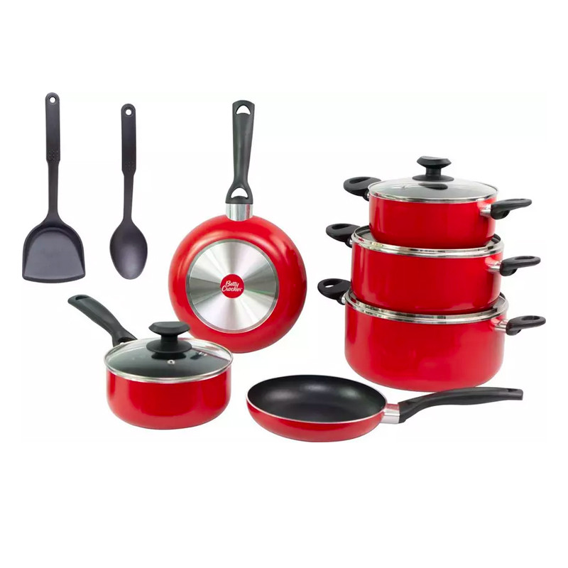 Betty Crocker Betty Crocker Teflon Set - 12Pcs | BC2039 - Home & Kitchen - Lebanon