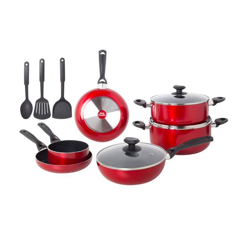 Betty Crocker Betty Crocker Non Stick Cookware Set – 9pcs | BC2027 - Home & Kitchen - Lebanon