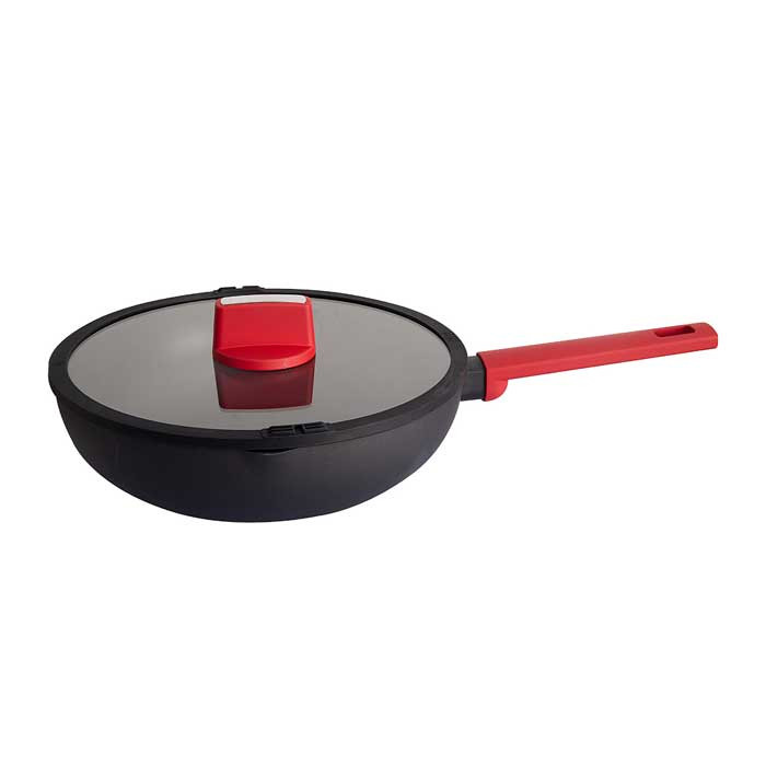 Betty Crocker Betty Crocker 28CM Wok with Lid | BC2075 - Home & Kitchen - Lebanon