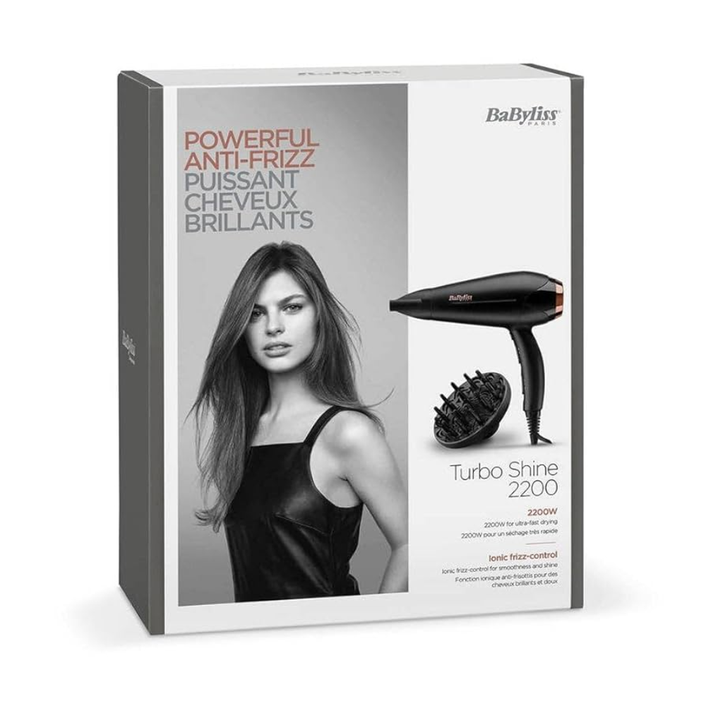 BaByliss Babyliss D570DE Hair Dryer 2200 W | D570DE - Beauty & Personal Care - Lebanon