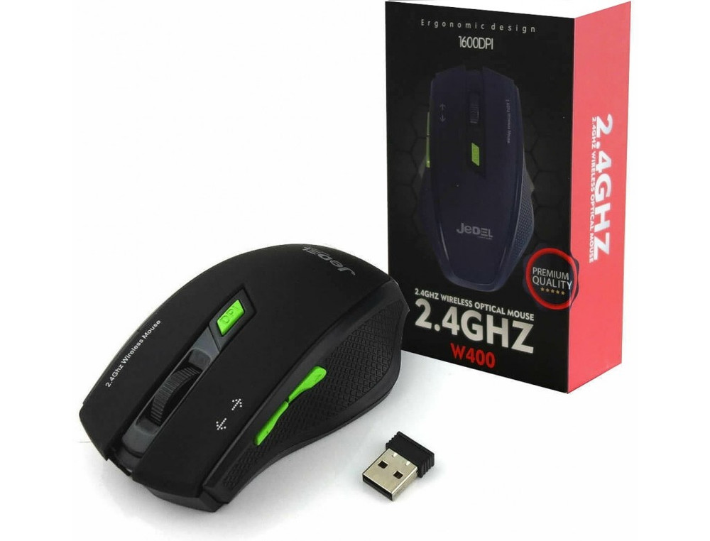 Jedel Jedel Wireless Optical Mouse W400 - Computers & Tech - Lebanon